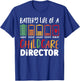 Childcare Director Battery Life Of A Daycare Director T-Shirt - T-Shirt | Royal