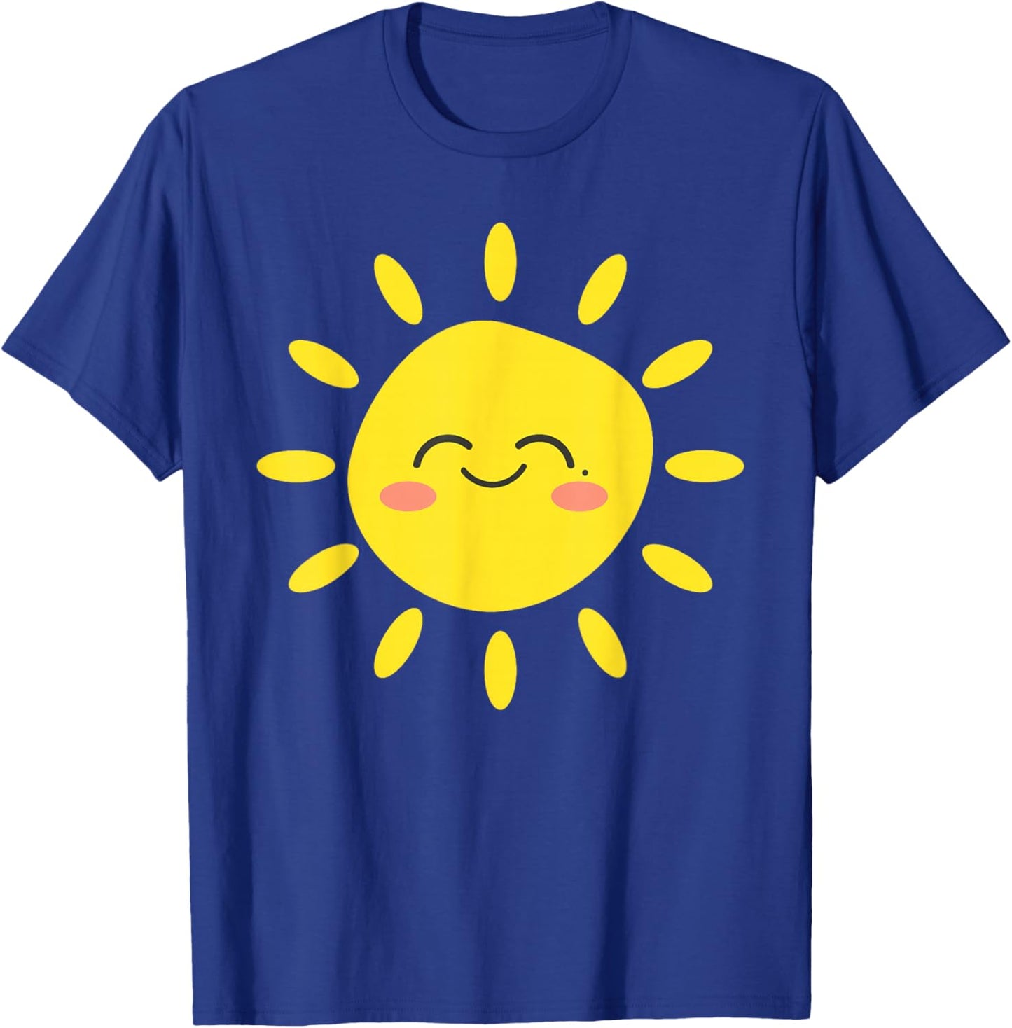 Sun Smiling Sunshine Cute Lovely Summer Love Vacation T-Shirt - T-Shirt | Royal