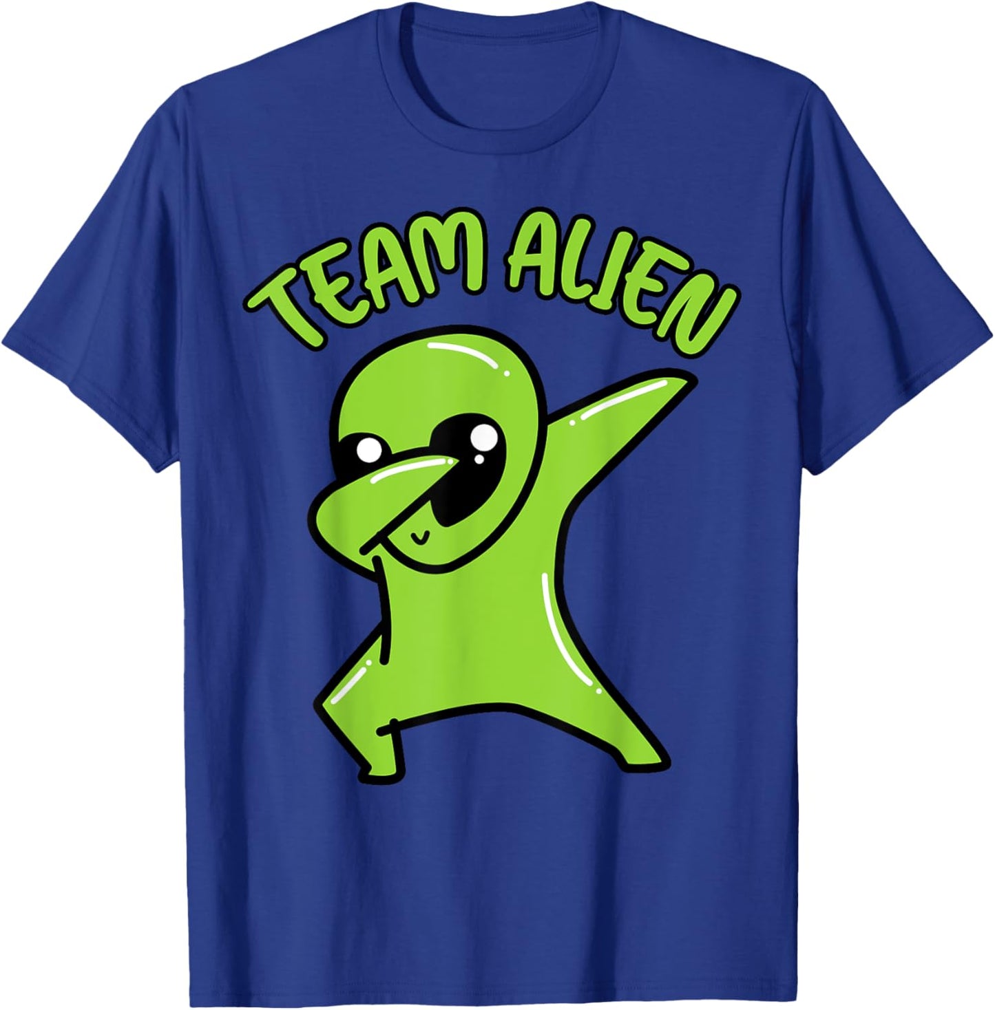 Team Alien Dabbing Funny Ufo Space Women Kid Youth Men Women T-Shirt - T-Shirt | Royal