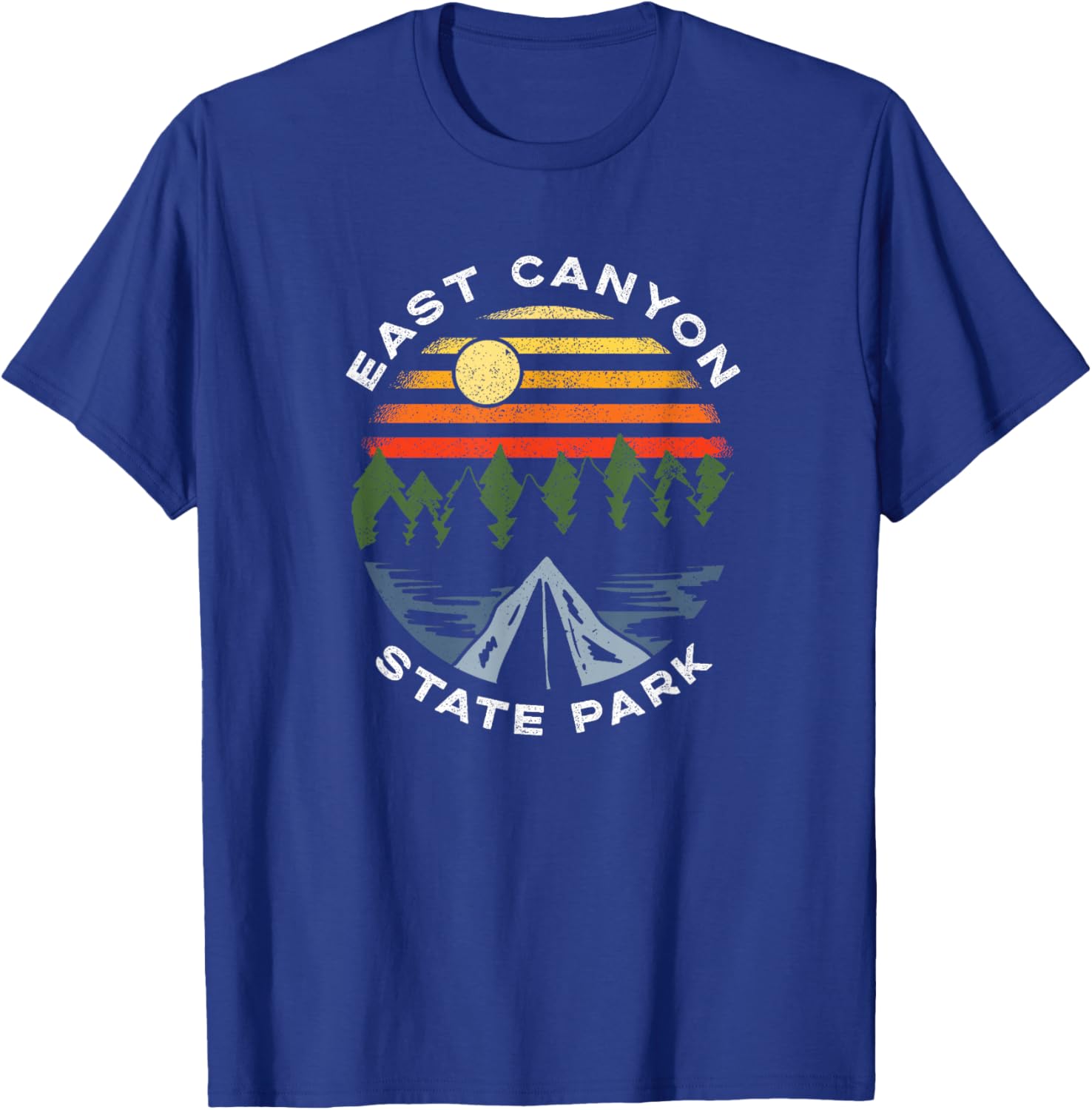 East Canyon State Park Utah Mountains Forest Vacation T-Shirt - T-Shirt | Royal