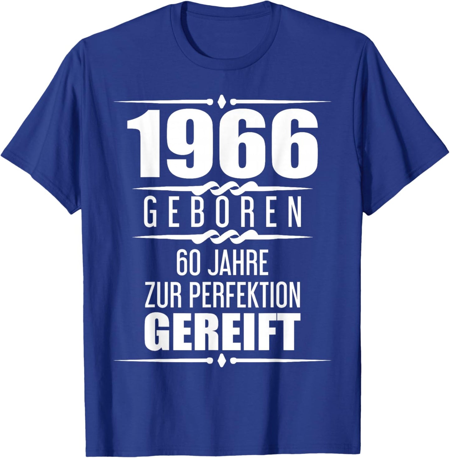 Funny 60 Years Saying Grandpa Grandma Gift 60th Birthday T-Shirt - T-Shirt | Royal