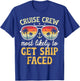 Most Likely To Get Ship Faced Matching Family Cruise 2025 T-Shirt - T-Shirt | Royal