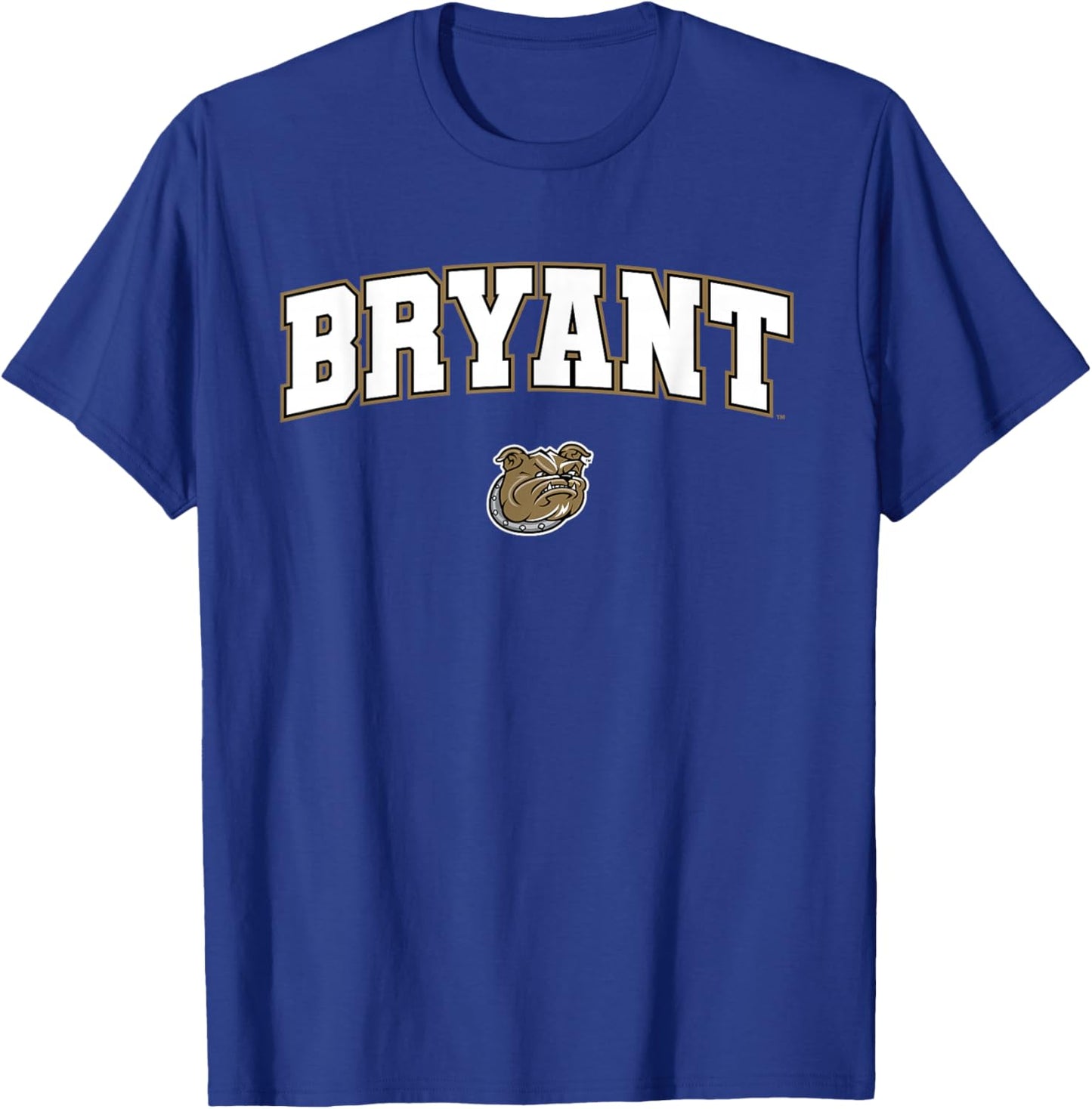 Bryant University Bulldogs Arch Logo T-Shirt - T-Shirt | Royal