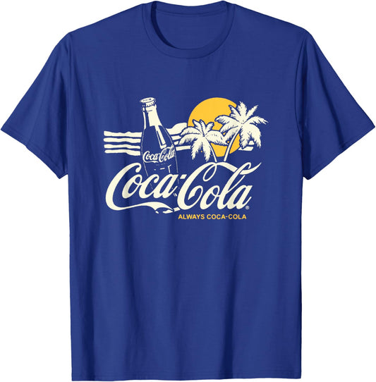 Coca-Cola Always Coca-Cola Beach Sunset Vintage T-Shirt - T-Shirt | Royal