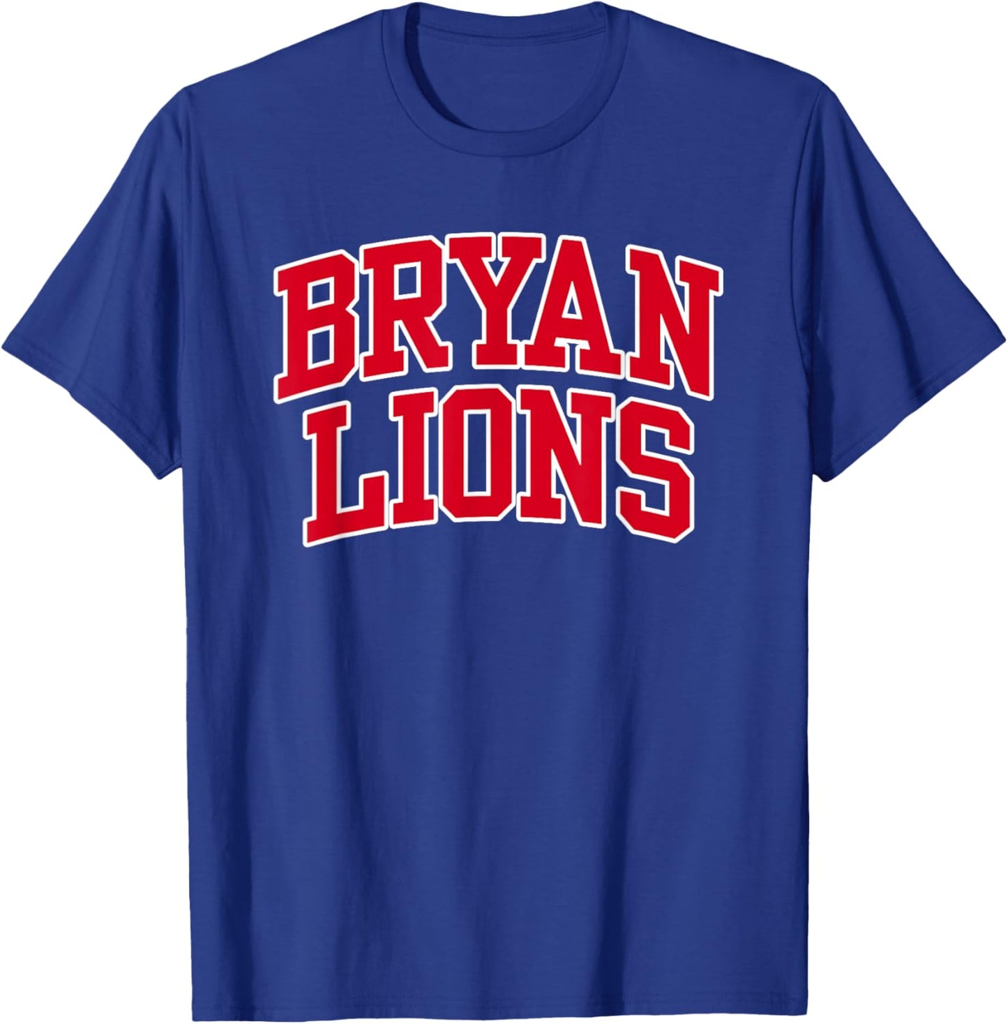 Bryan College Lions Apparel Sports Fan T-Shirt - T-Shirt | Royal