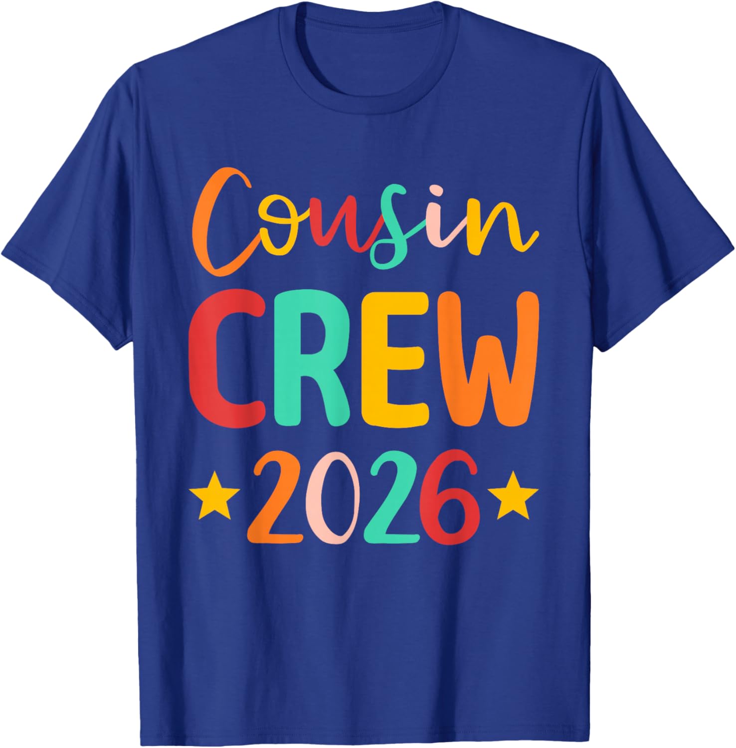 Cousin Crew 2026 T-Shirt - T-Shirt | Royal