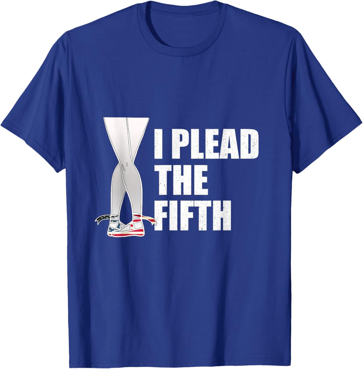 Fun Ballet Dance Position - I Plead The Fifth Ballet Shoes T-Shirt - T-Shirt | Royal