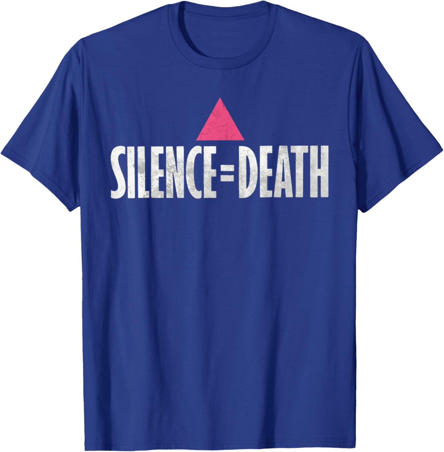LGBTQ Shirt Men Women Gay Pride Gift Equality Silence Death T-Shirt - T-Shirt | Royal