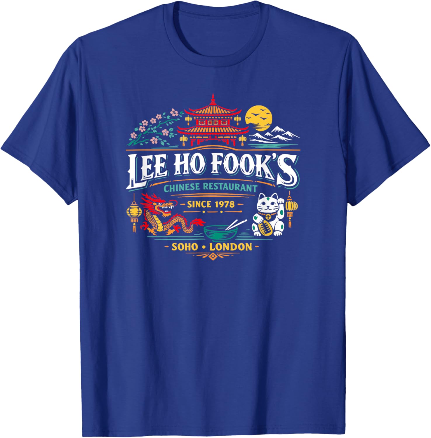 Lee Ho Fook's Chinese Restaurant Soho London Symbols T-Shirt - T-Shirt | Royal
