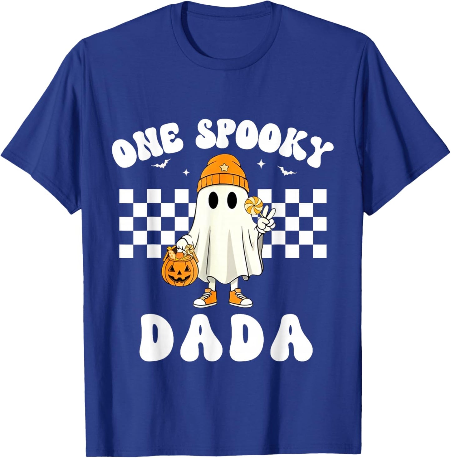 Funny One Spooky Dada of The 1st Birthday Boy Matching T-Shirt - T-Shirt | Royal