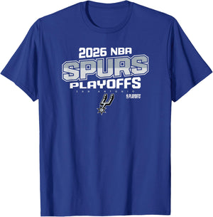 NBA Official 2026 Playoffs San Antonio Spurs Next Level T-Shirt - T-Shirt | Royal