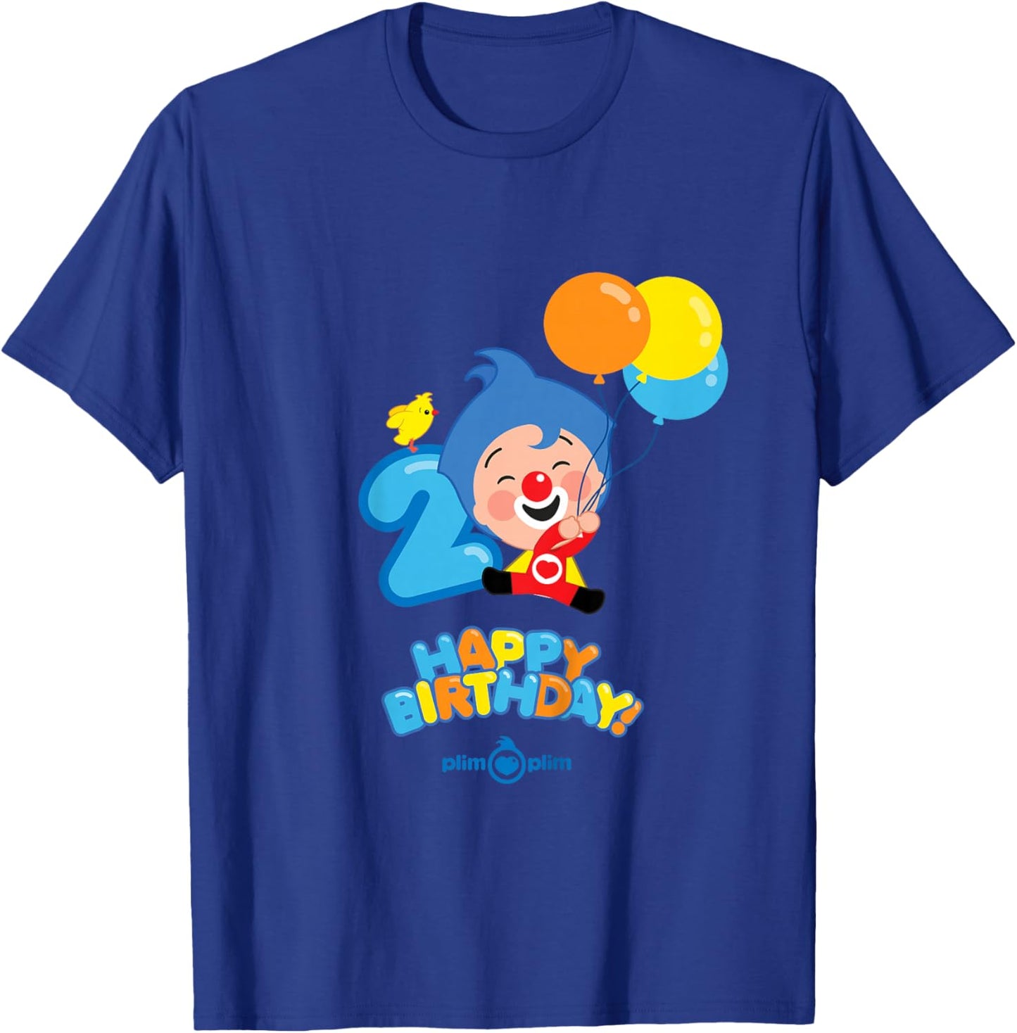 Plim Plim The Kindness Hero - Happy Birthday T-Shirt - T-Shirt | Royal