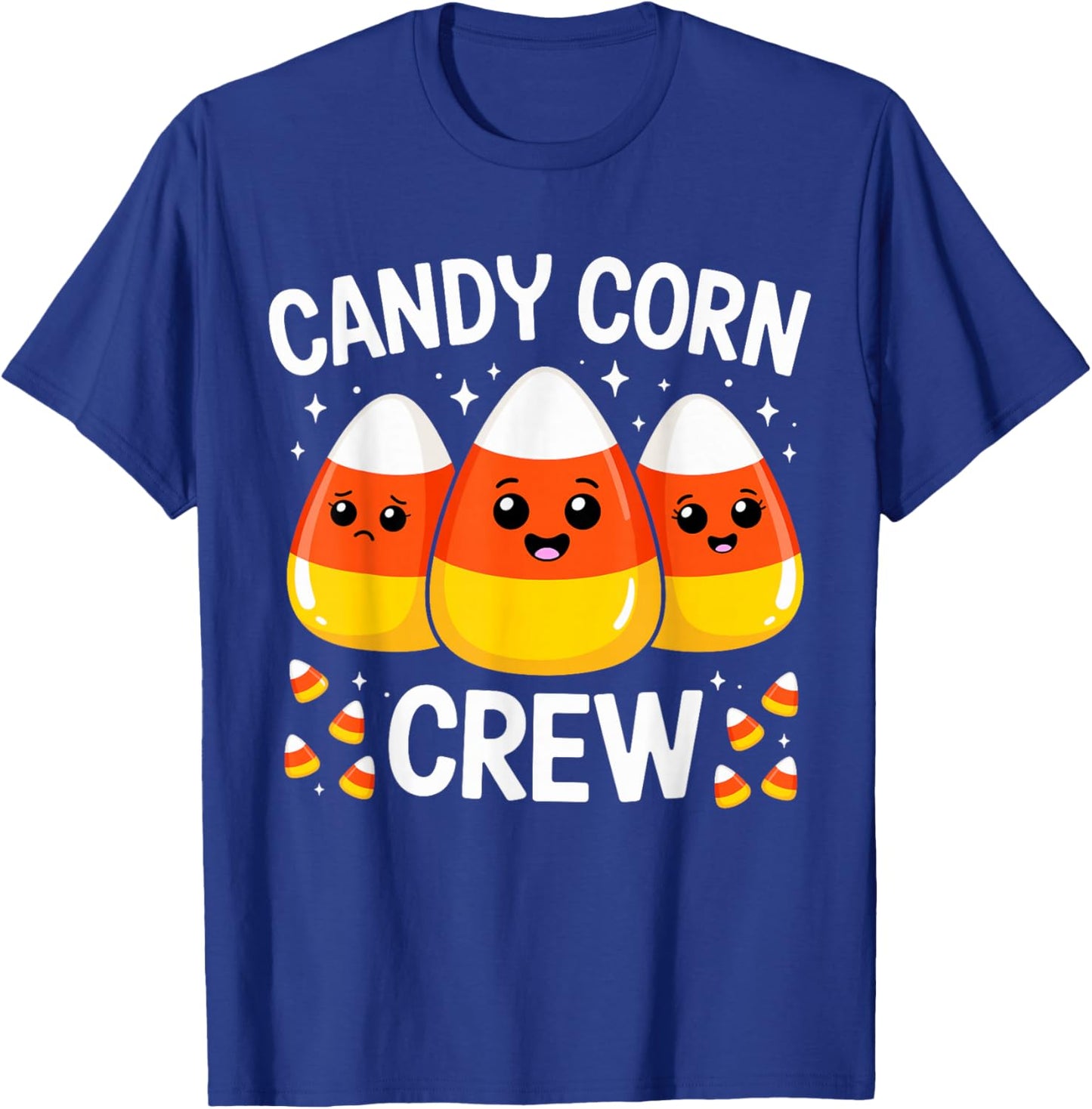 Candy Corn Crew Costume Halloween T-Shirt - T-Shirt | Royal