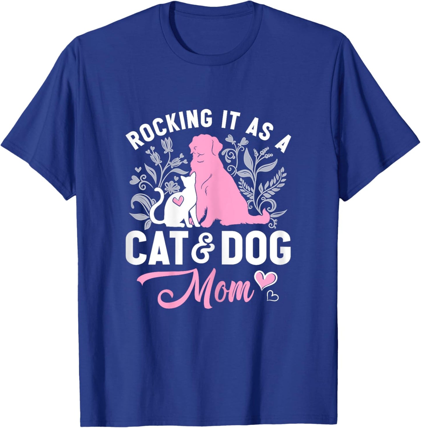 Cat And Dog Mom Gifts For Mother's Day Pet Lovers Furmama T-Shirt - T-Shirt | Royal