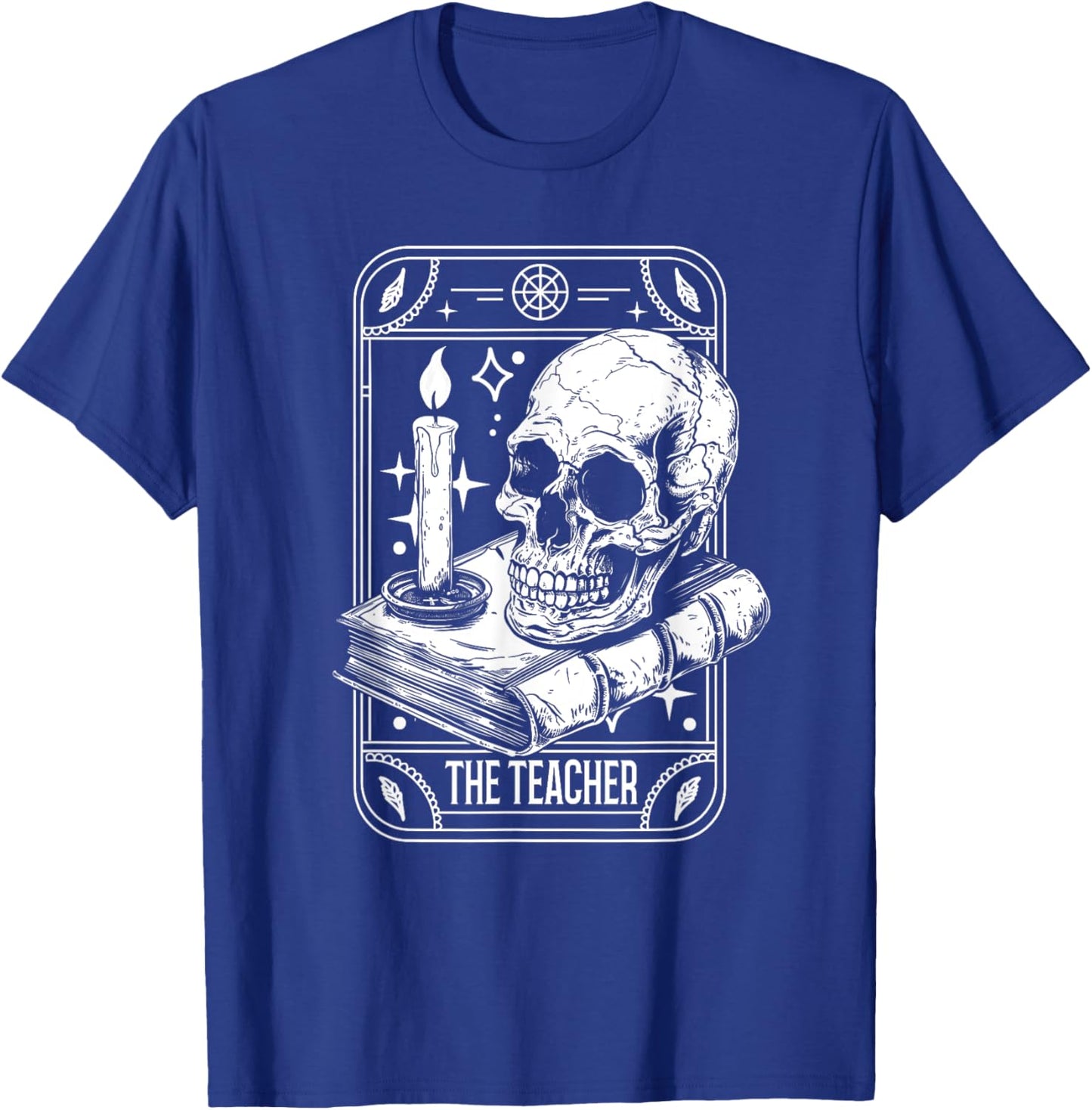 Tarot Card Emo Gothic Occult - The Teacher Men Women T-Shirt - T-Shirt | Royal