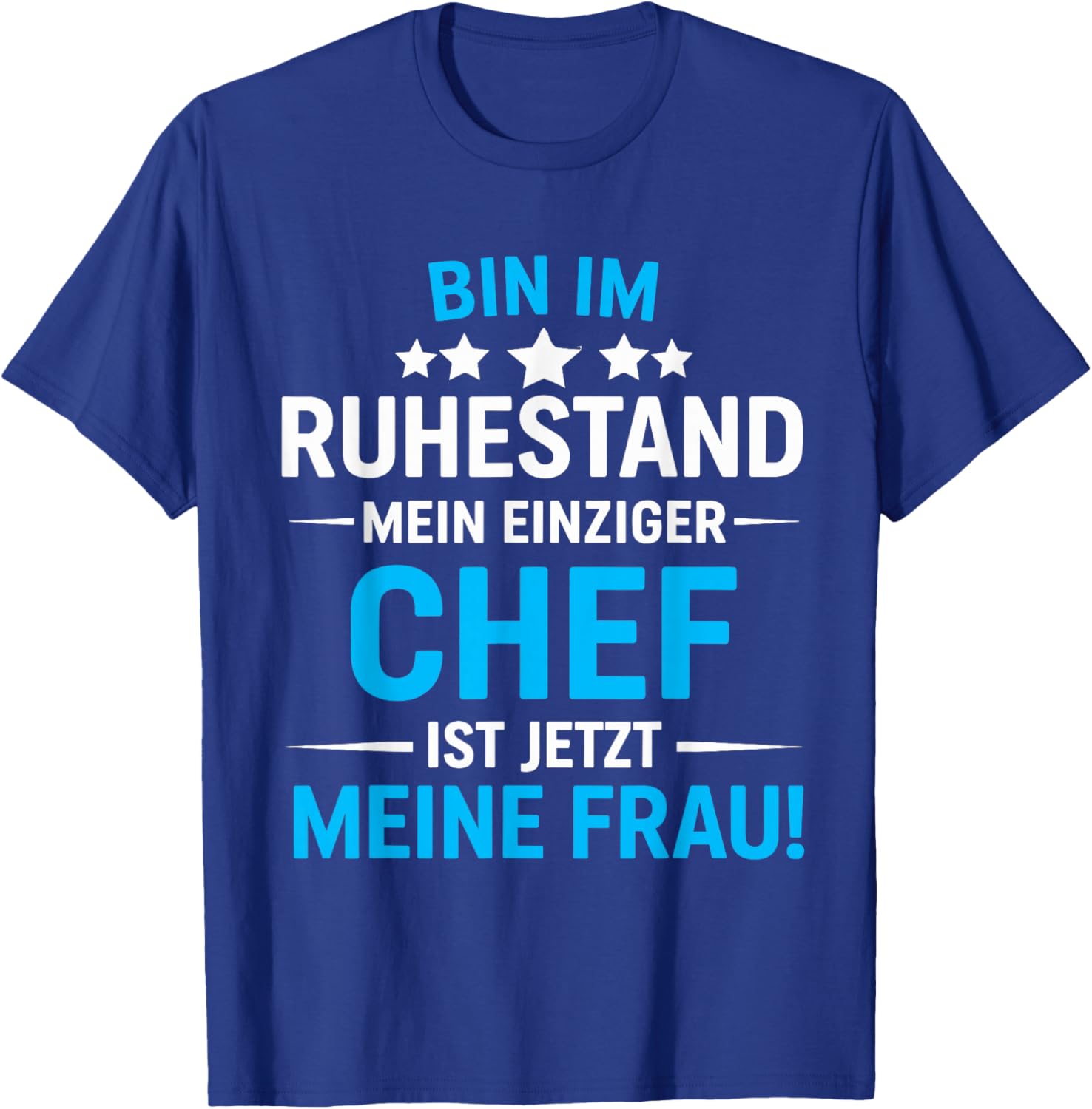 Pensionär Rente Bin im Ruhestand 2026 Pensioner Man T-Shirt - T-Shirt | Royal