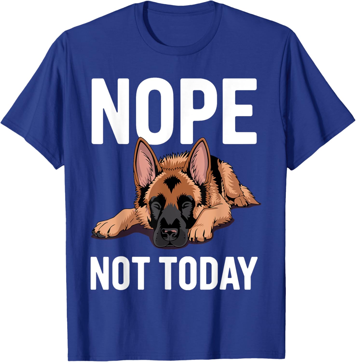 German Shepherd Design Women Dog Lovers T-Shirt - T-Shirt | Royal
