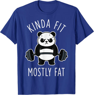 Kinda Fit Mostly Fat T-Shirt - T-Shirt | Royal