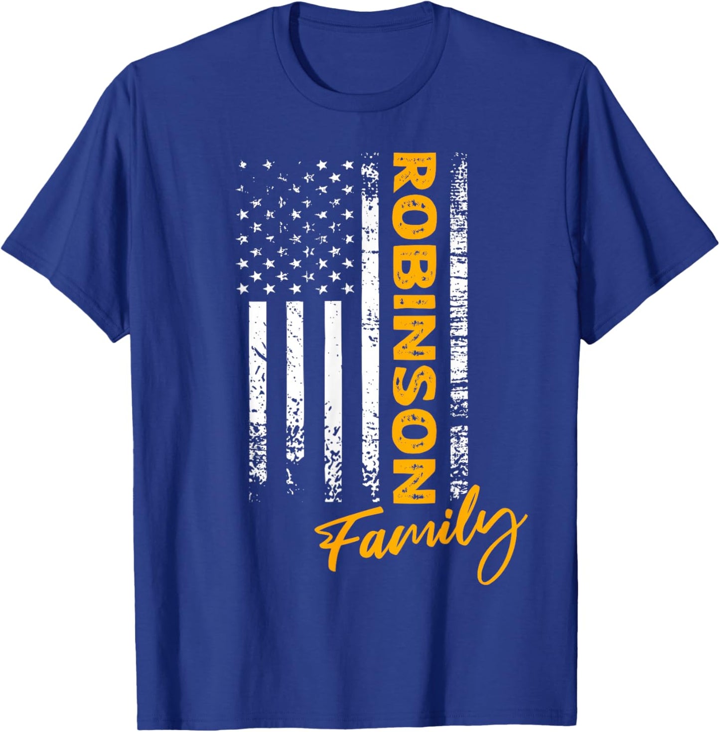 Robinson Surname American Robinson Last Name Robinson T-Shirt - T-Shirt | Royal
