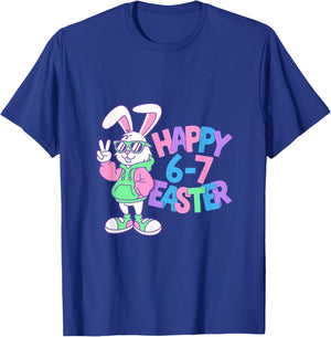 67 Easter- Funny Easter Gen Alpha Six Seven Easter T-Shirt - T-Shirt | Royal