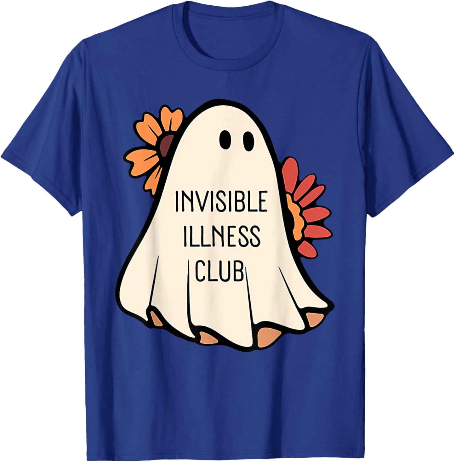 INVISIBLE ILLNESS CLUB Funny design T-Shirt - T-Shirt | Royal