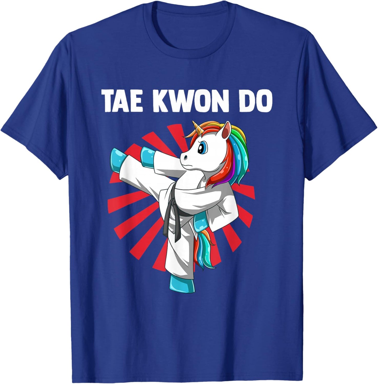 Taekwondo Unicorn T-Shirt - T-Shirt | Royal
