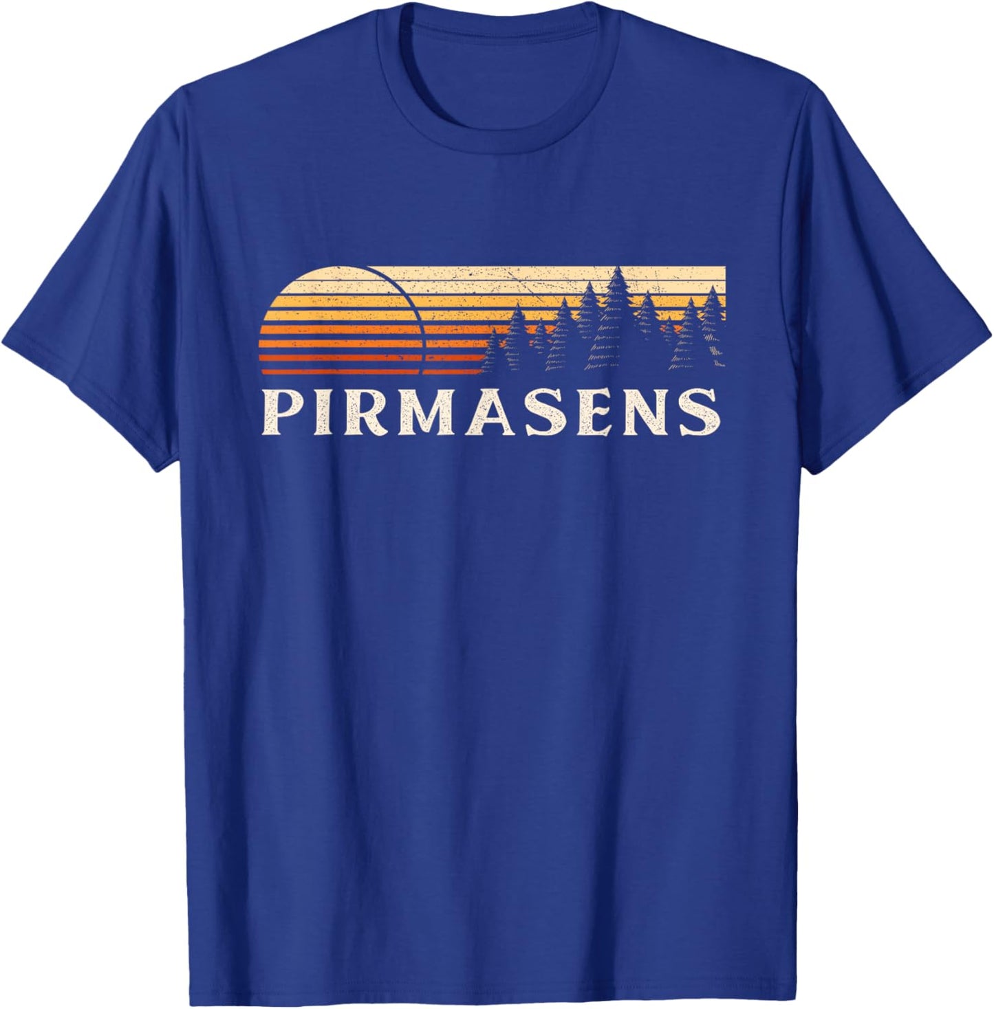 Pirmasens, Germany Evergreen Vintage Sunset T-Shirt - T-Shirt | Royal