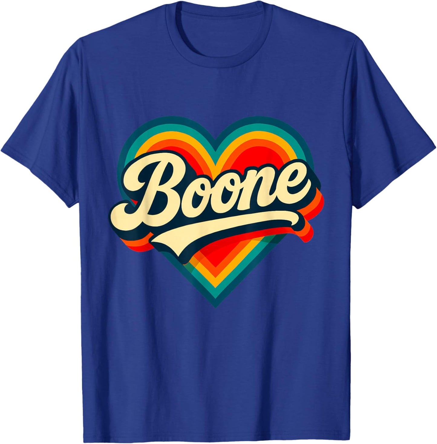 Vintage Boone Name Lover Retro Men Women Kids T-Shirt - T-Shirt | Royal