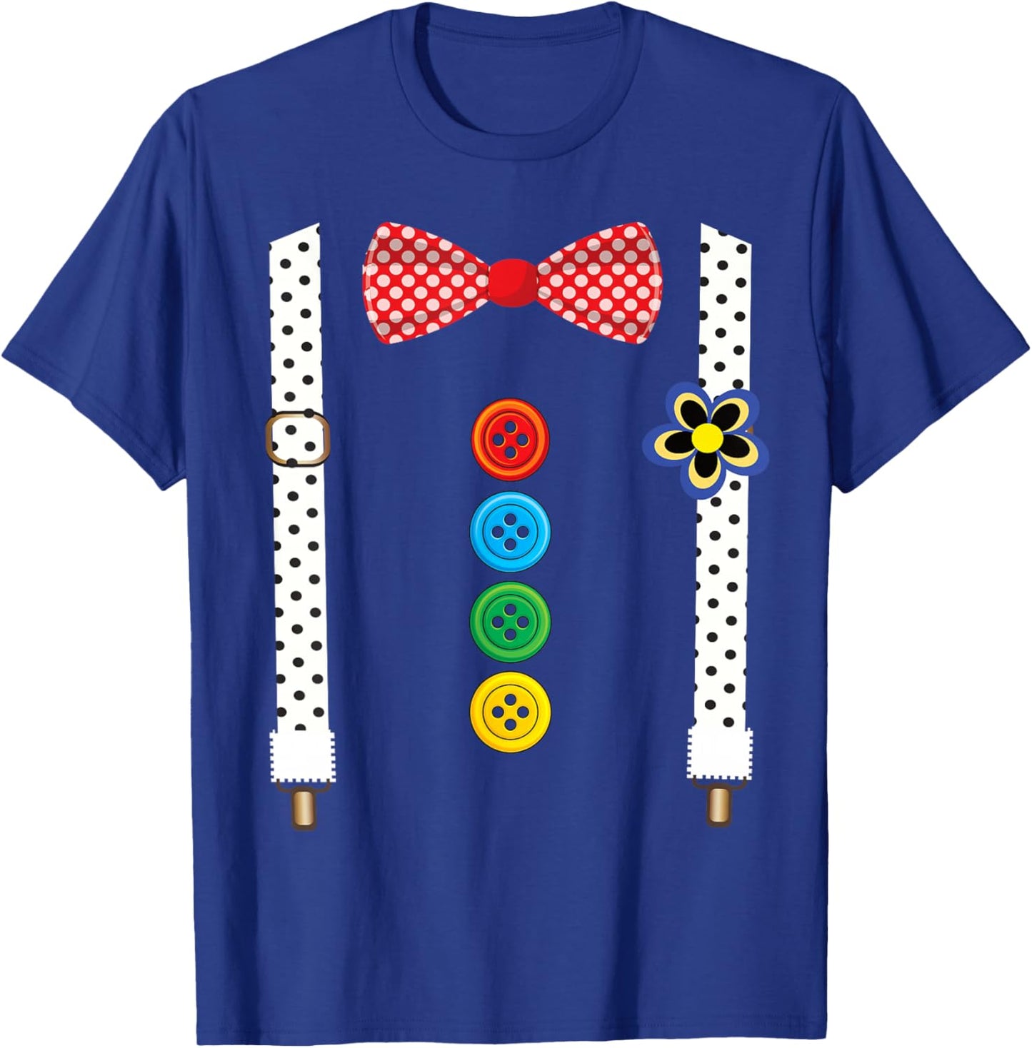 Carnival Clown Face Circus Costume Kids Men Women Carnivals T-Shirt - T-Shirt | Royal