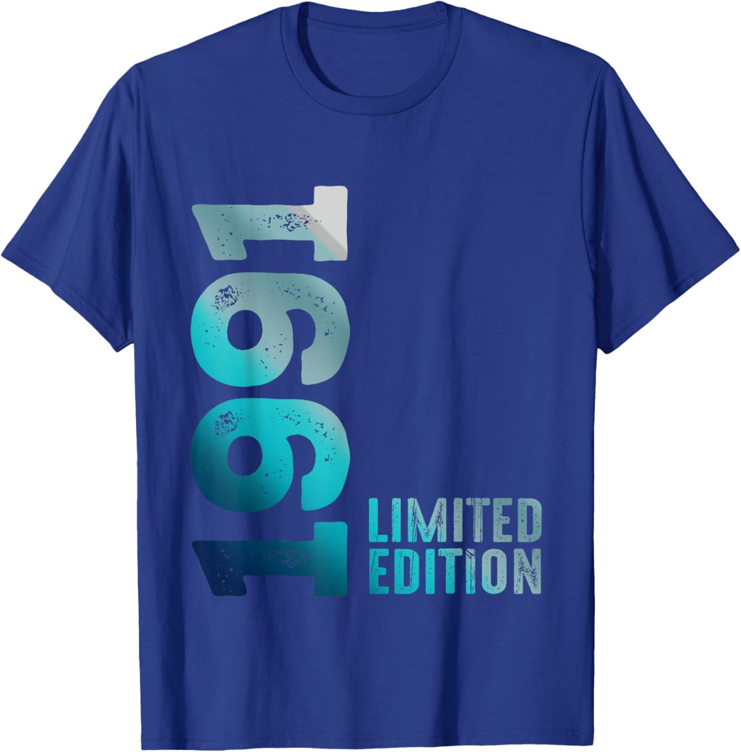 1991 Birth Vintage Since 1991 Retro 1991 Limited Edition T-Shirt - T-Shirt | Royal