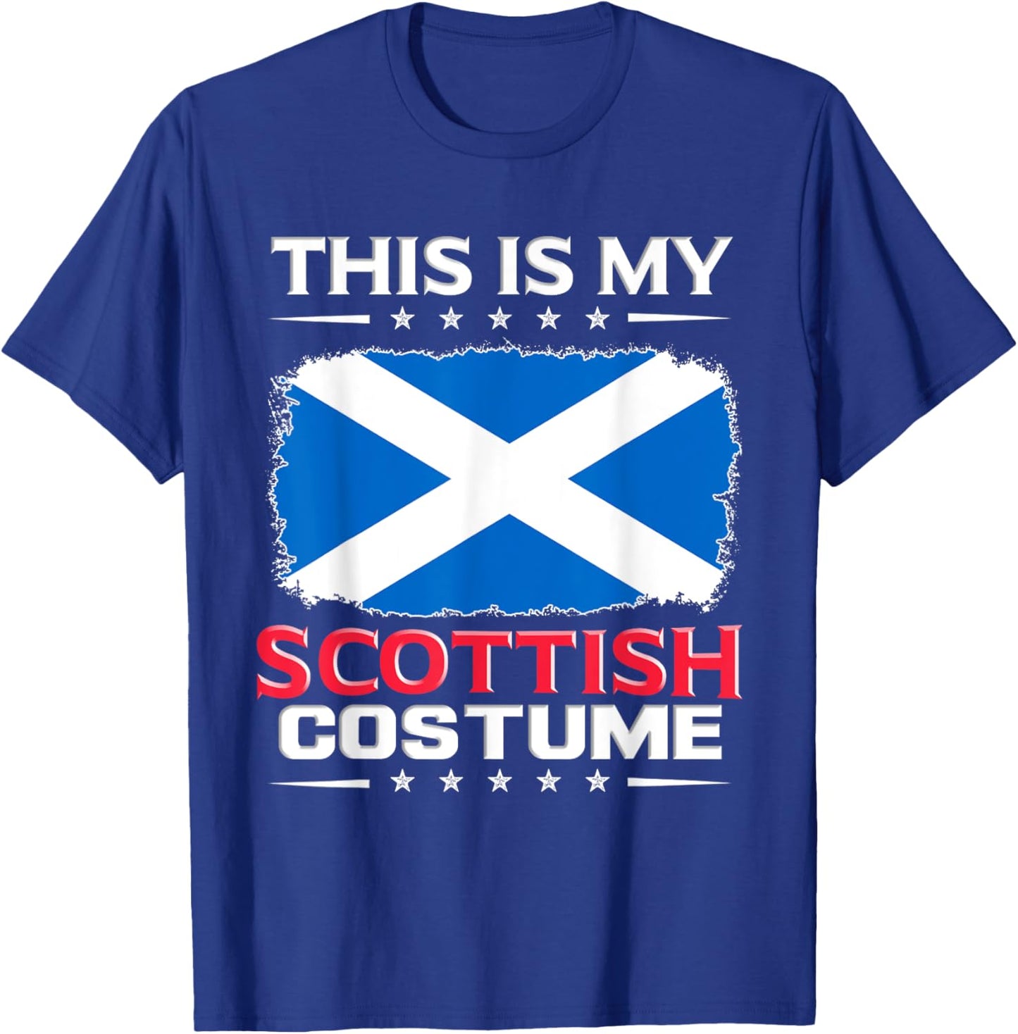This Is My Scottish Costume Scotland T-Shirt - T-Shirt | Royal