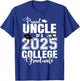 Proud Uncle Of A 2025 College Graduate Graduation T-Shirt - T-Shirt | Royal