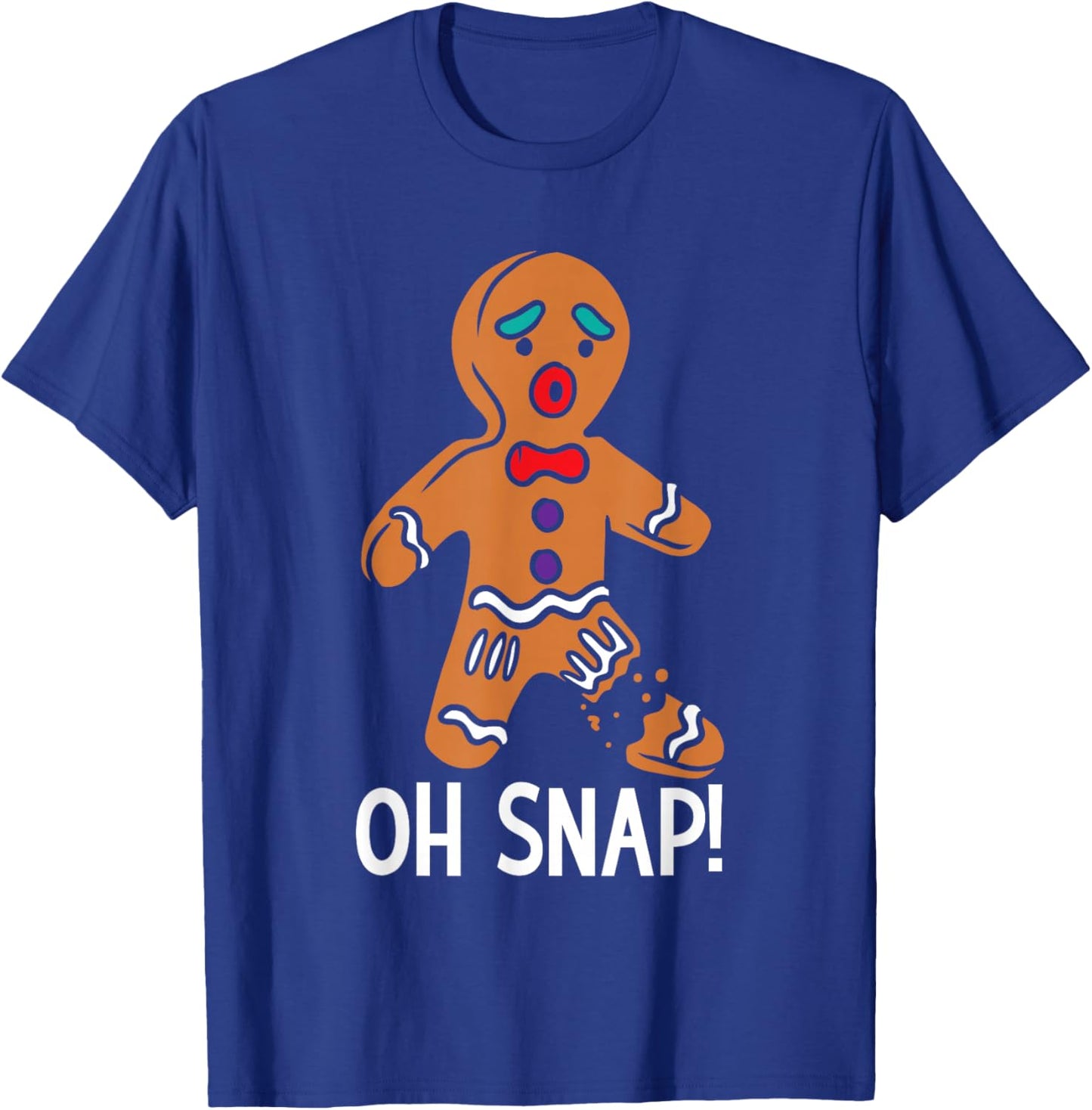 Gingerbread Humor Christmas Santa Xmas Family Adults Kids T-Shirt - T-Shirt | Royal