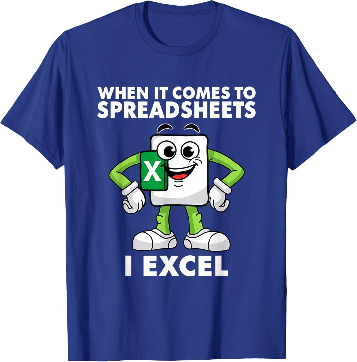 Excel Coworker Birthday Employee Farewell Goodbye Men Women T-Shirt - T-Shirt | Royal