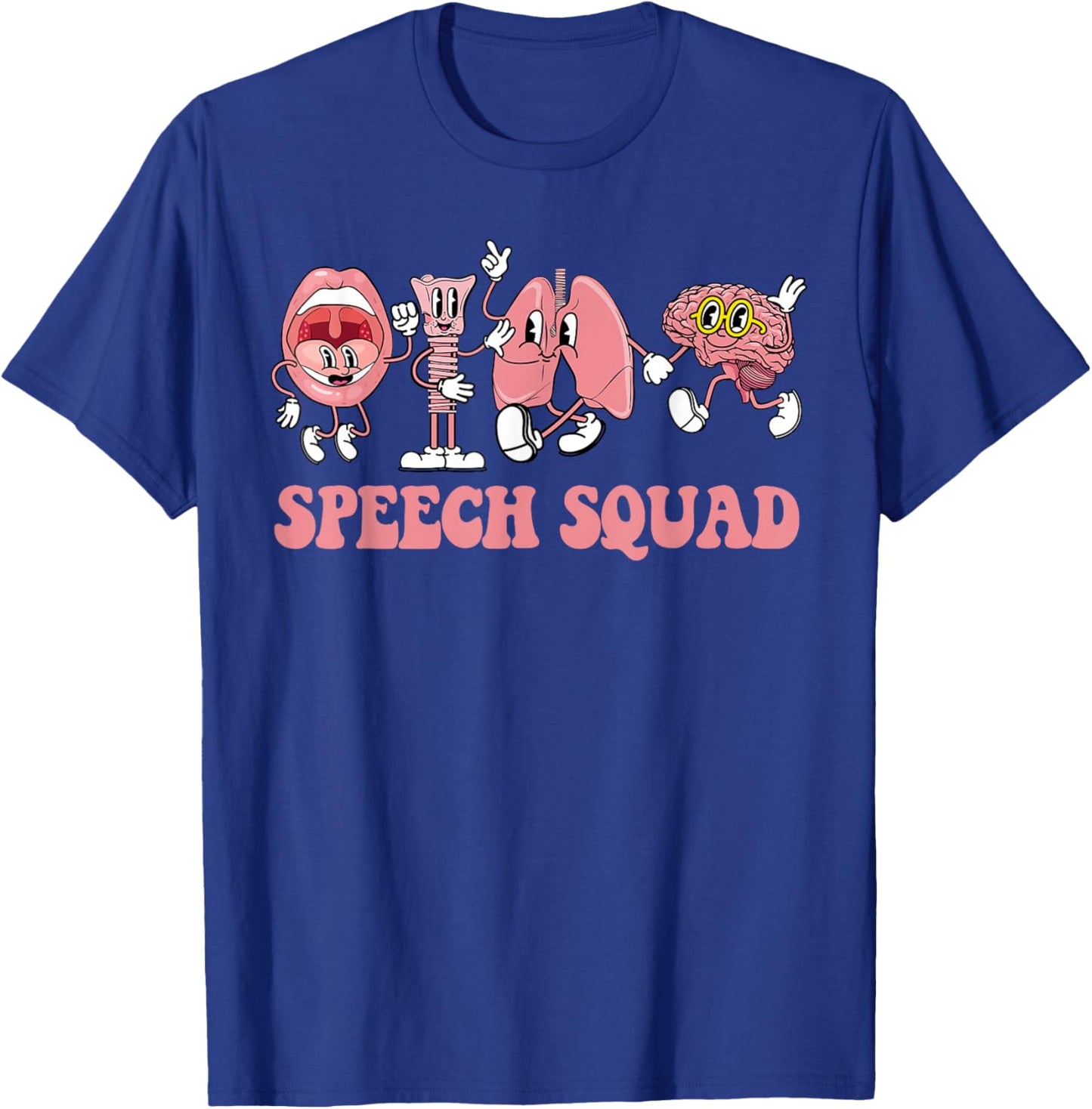 Speech Language Pathologist SLP Speech Squad Therapy T-Shirt - T-Shirt | Royal