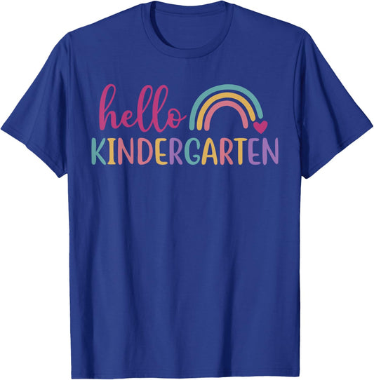 Hello Kindergarten Special Education Teacher Life T-Shirt - T-Shirt | Royal