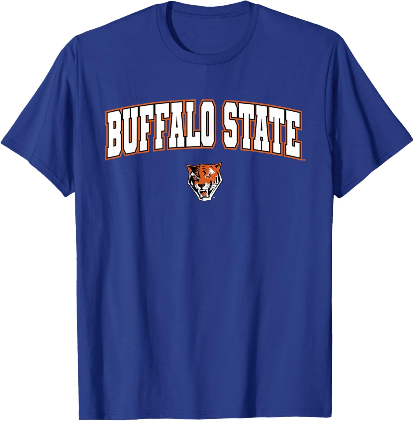 Buffalo State College Bengals Arch Logo T-Shirt - T-Shirt | Royal
