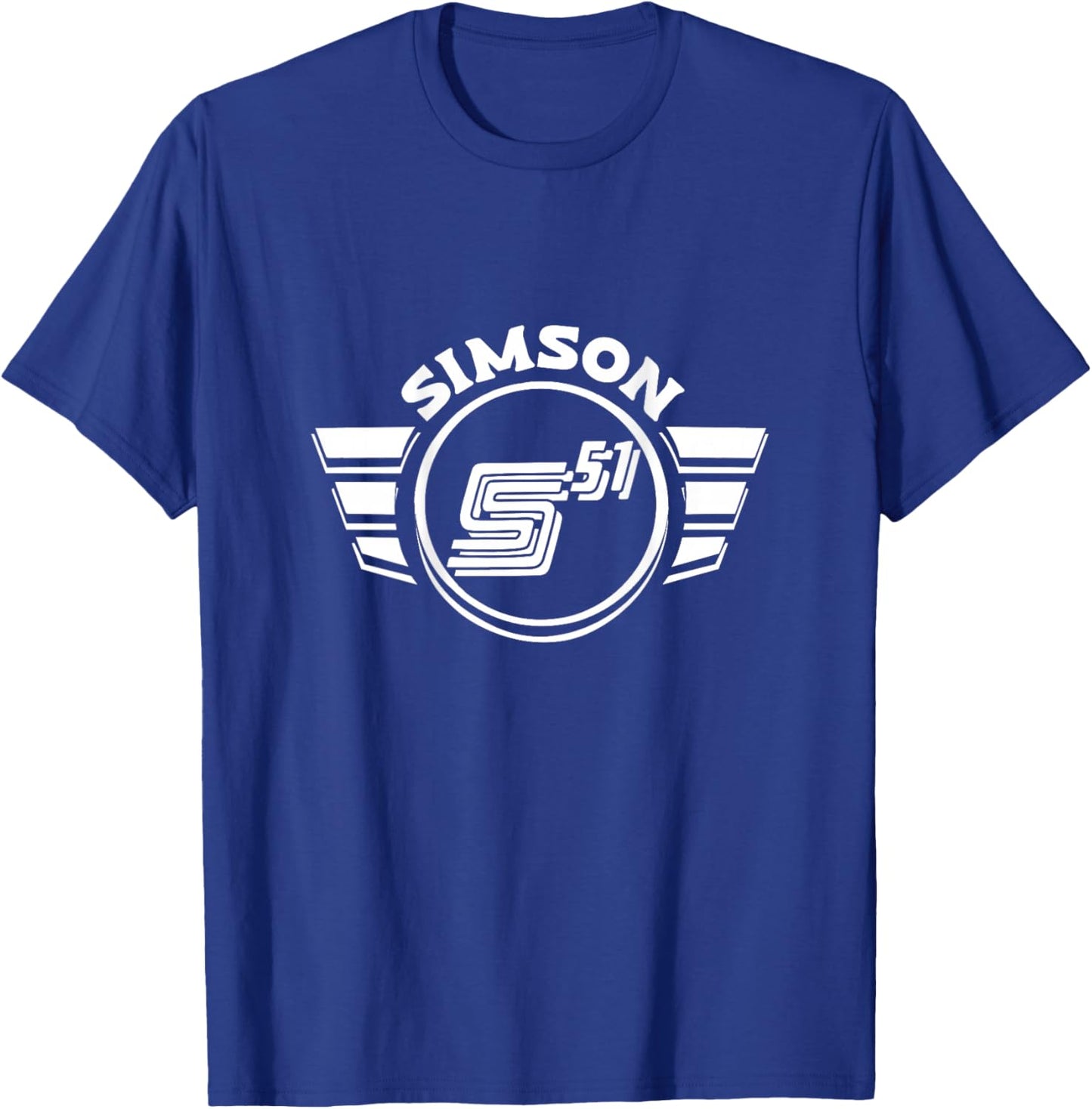 Suhl Simson S50 S51 Schwalbe Zweitaktmotor Liebe Fan Simme T-Shirt - T-Shirt | Royal