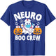 Neuro Nurse Boo Crew Retro Halloween Neurology Nurse T-Shirt - T-Shirt | Royal