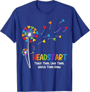 Headstart Teacher Early Childhood Educator T-Shirt - T-Shirt | Royal