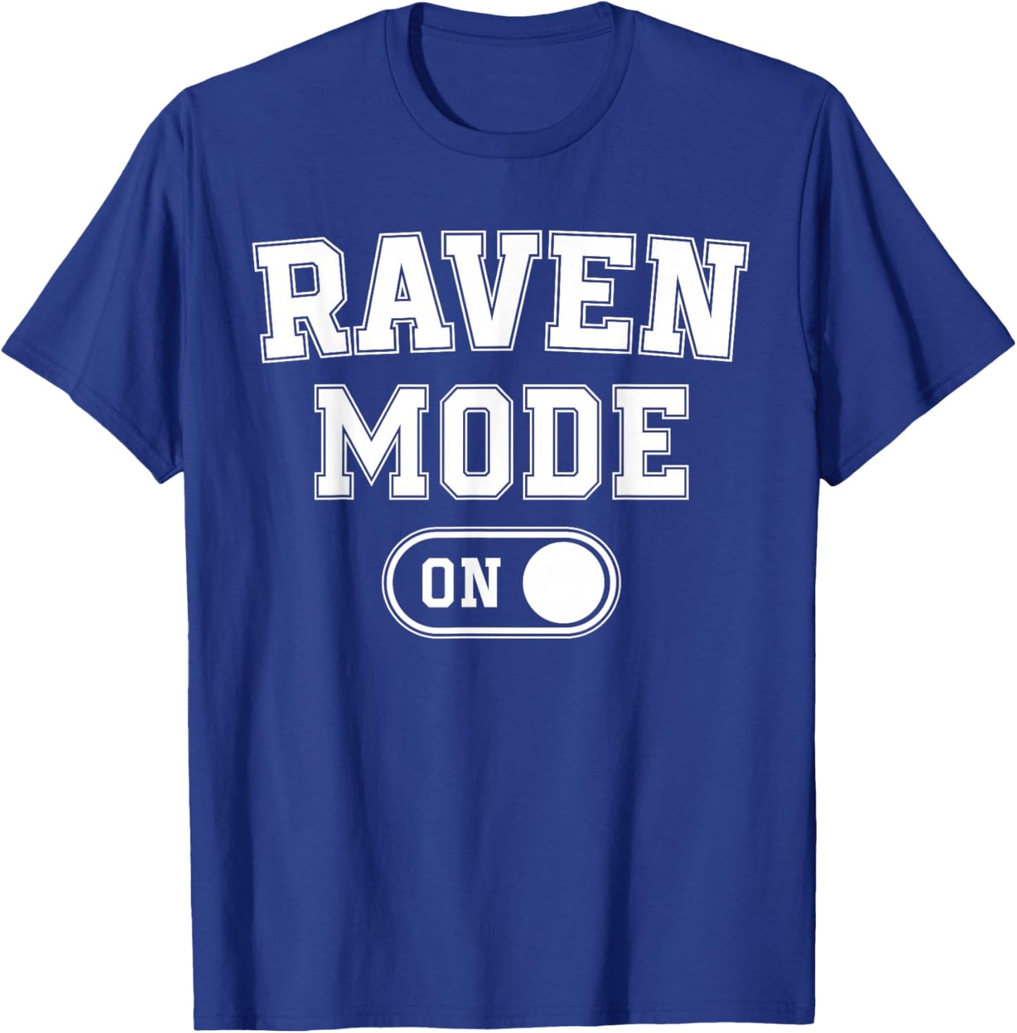 Raven Mode On Costume Funny Clever Corvid Gift Animal Lover T-Shirt - T-Shirt | Royal