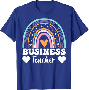 Business Teacher Appreciation Day Entrepreneurship Teacher T-Shirt - T-Shirt | Royal