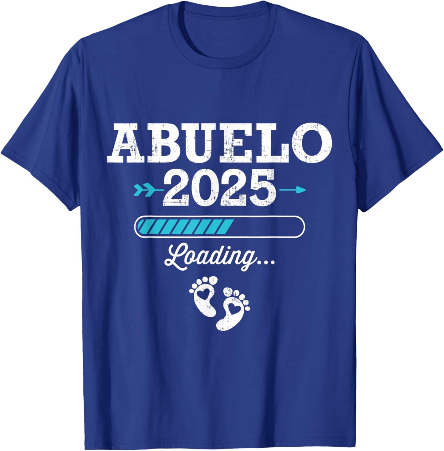 Abuelo 2025 loading T-Shirt - T-Shirt | Royal