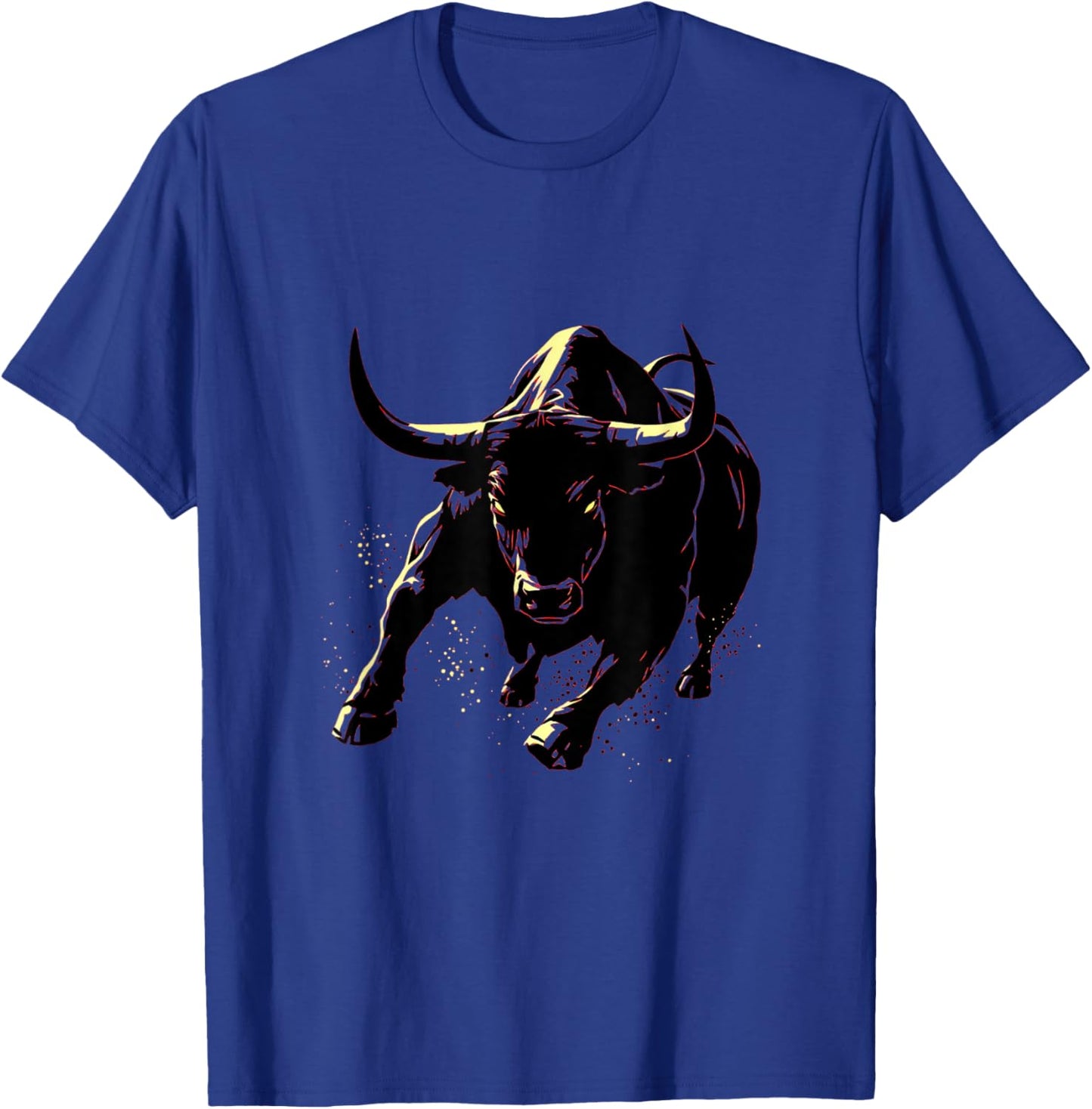 Stier-Silhouette T-Shirt - T-Shirt | Royal