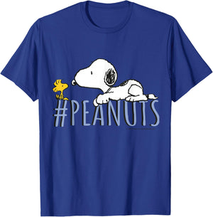 Peanuts - Snoopy Woodstock Character , black, S T-Shirt - T-Shirt | Royal