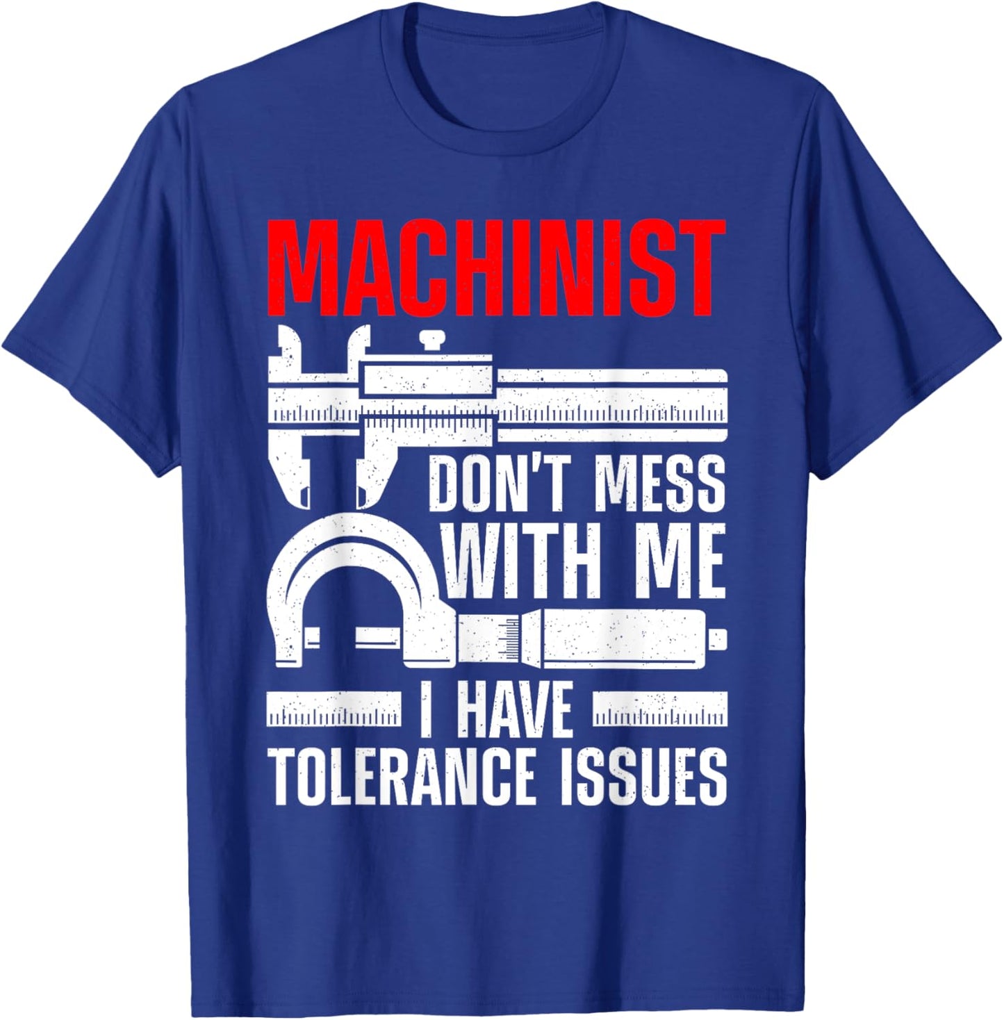 Funny Machinist Art Women Machine Operator Machinist T-Shirt - T-Shirt | Royal