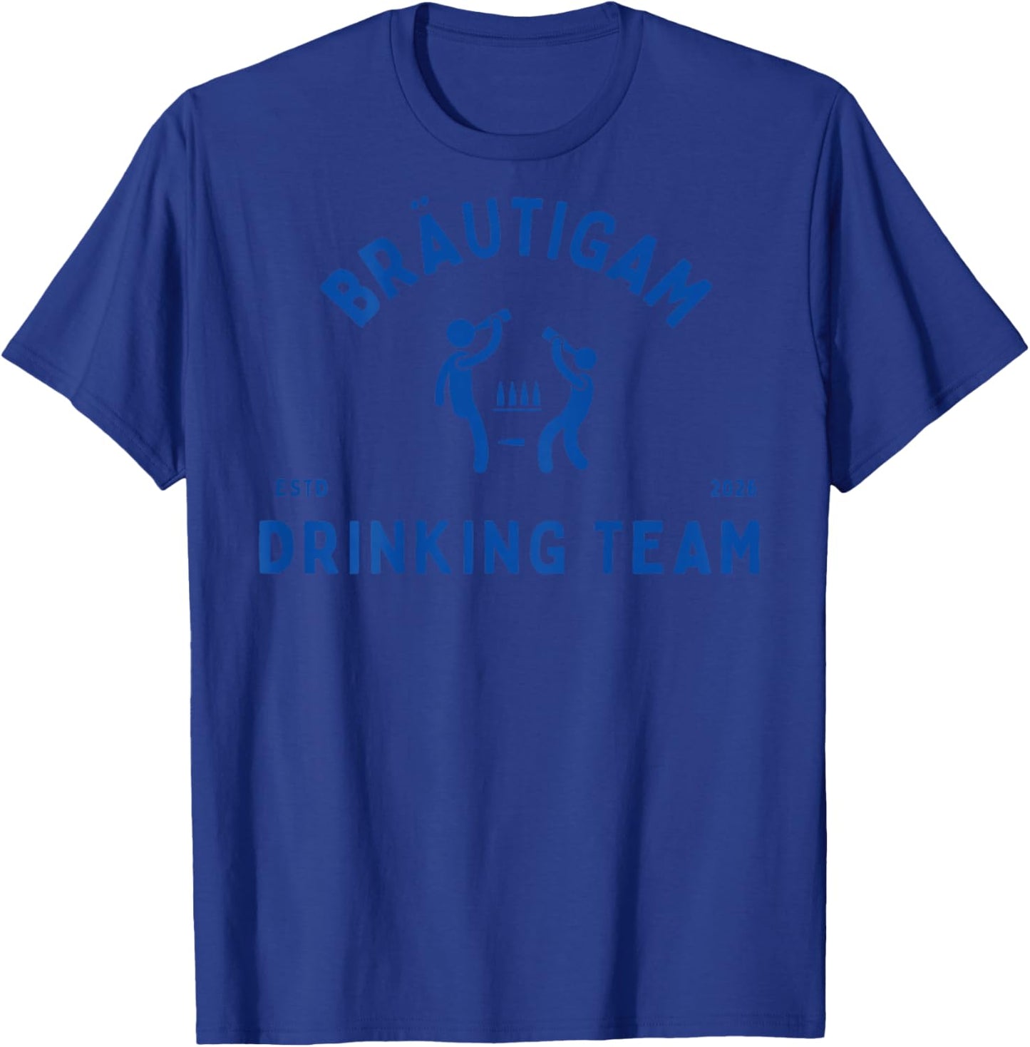 Bräutigam Drinking Team JGA Junggesellenabschied Party Motiv T-Shirt - T-Shirt | Royal