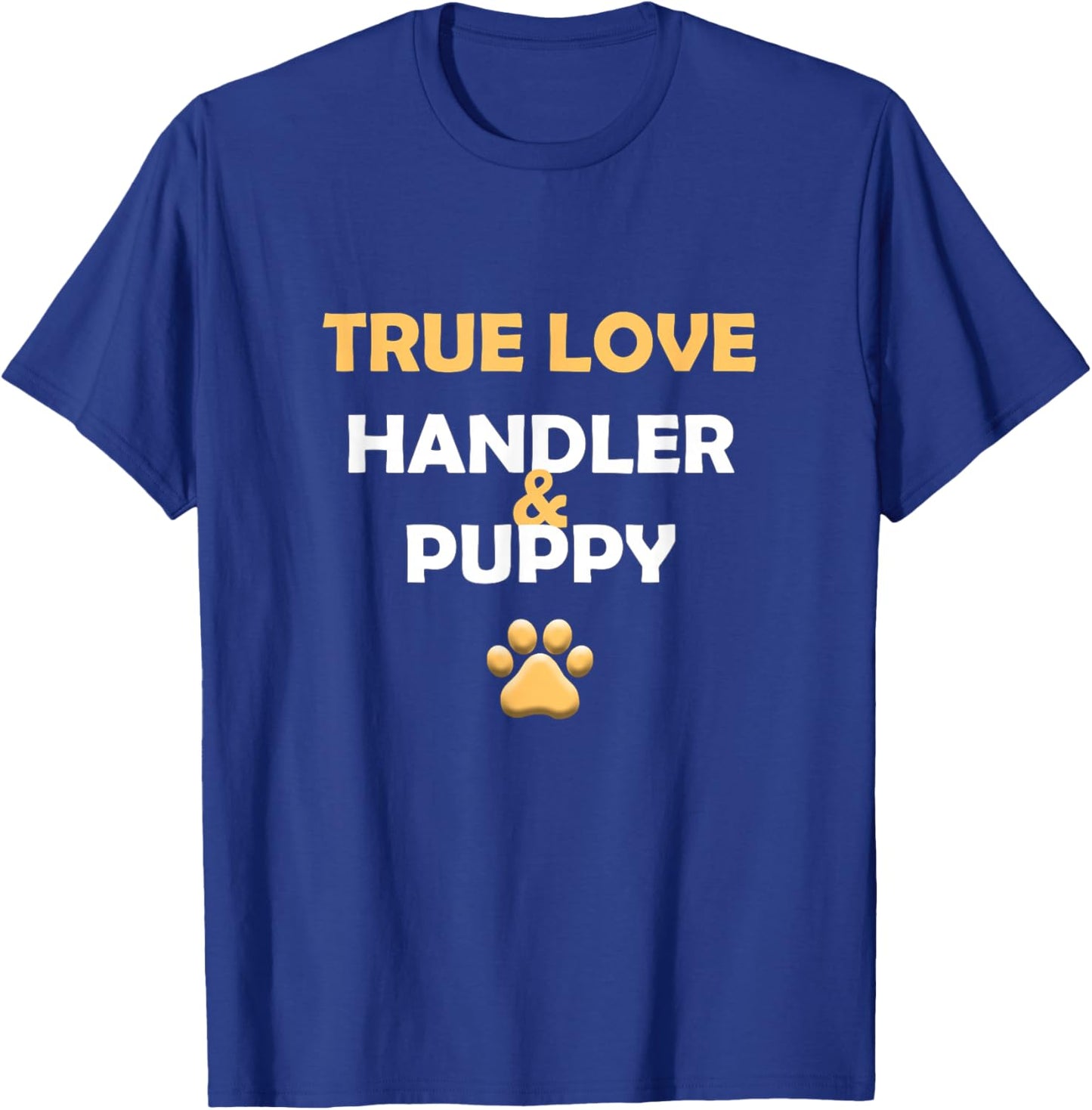 True love - Handler & Puppy - Play Pups Gay Pride T-Shirt - T-Shirt | Royal