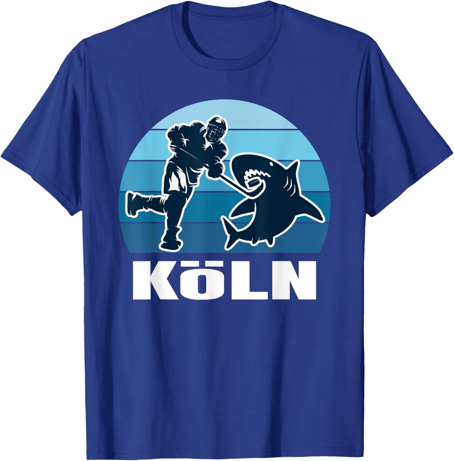 Cologne Ice Hockey Fan - Shark T-Shirt - T-Shirt | Royal