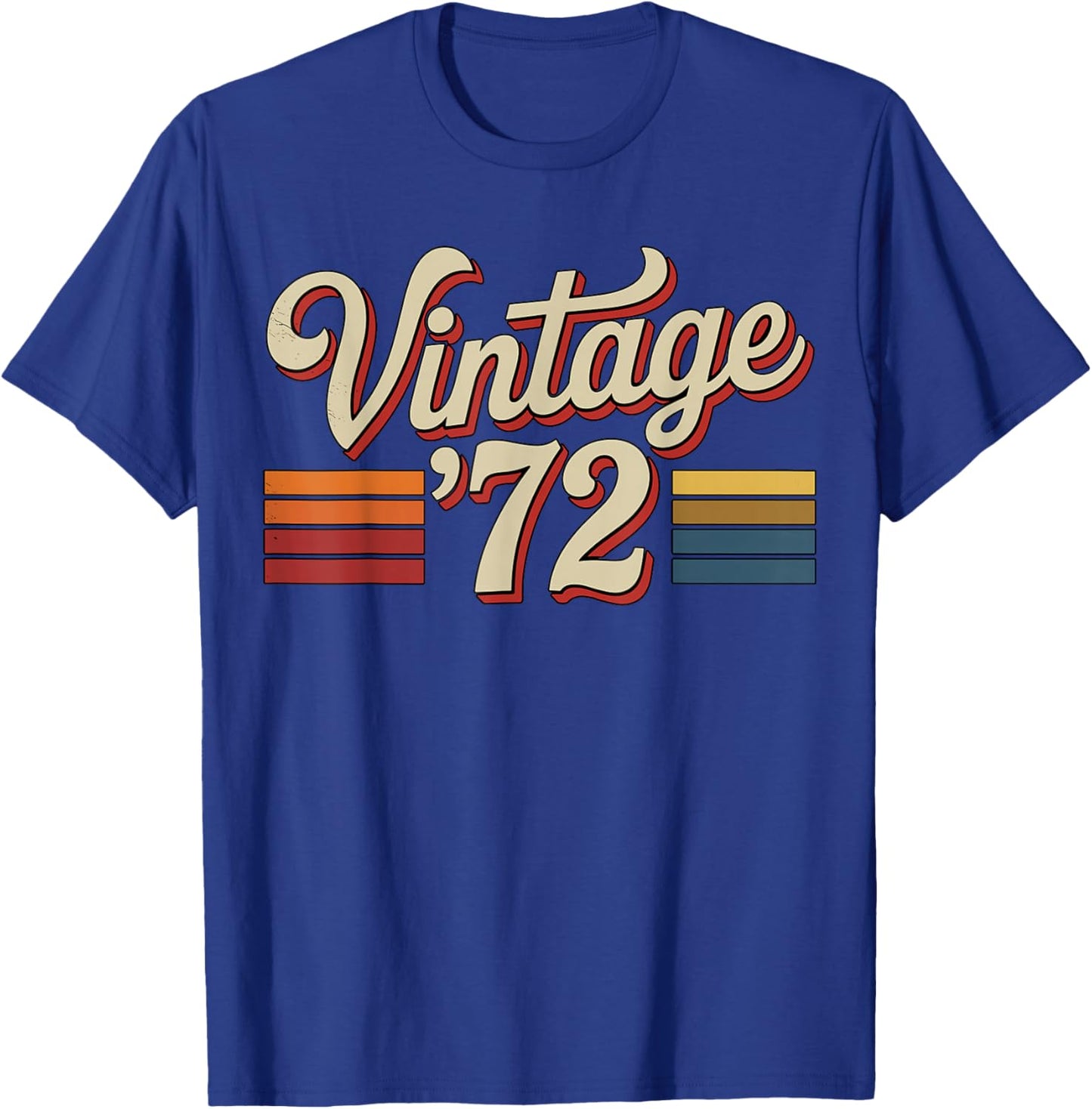 Vintage ‘72 1972 T-Shirt - T-Shirt | Royal